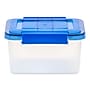 Iris 6.5 Quart Element Resistant Ultimate Clear Plastic Latching Storage Bin, Clear, 5/Pack (500136)~#|#~12E2B16A-0868-40B3-BA844D5721CB5A36_sc7