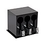 Mind Reader Plastic 3-Compartment Utensil Dispenser Silverware Organizer, Black (3CSTOR-BLK)~#|#~12E38158-51B4-4BB0-92A487F821CC3FDF_sc7