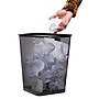 Mind Reader Metal Trash Can Without Lid, 5 Gallon, Black, 4/Pack (4SQUAGA-BLK)~#|#~12E5F3E9-54C5-45CA-8321C0FC265F0FBB_sc7