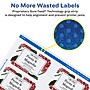 Avery Laser/Inkjet Multipurpose Rectangle Scalloped Labels, 2" x 3", White, 200 Labels/Pack (94267)~#|#~12E78C67-AEEF-488F-BC2C2F823C926B9A_sc7