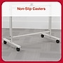 TRU RED™ Magnetic Painted Steel Mobile Dry Erase Board, Aluminum Frame, 30"H x 40"W (TR62827)~#|#~12E82869-99B5-4CCD-9F5EAB9F32D974F4_sc7