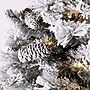 Safavieh 5.5 ft. Pre-Lit Frosted Green Artificial Christmas Tree, 200 Lights (FXP2019A)~#|#~12E8F6BF-C134-49DB-930454317EBD53AE_sc7