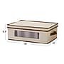 Household Essentials 6.5" Mug and Tumbler Windowed Panel Storage Chest with 12 Compartments, Cream (HH531)~#|#~12EE41D3-C633-4059-9188639053008097_sc7