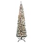 Nearly Natural 8' Flocked Pencil Artificial Christmas Tree with 500 Clear Lights and 646 Bendable Branches (T1908)~#|#~12EFE866-E29B-444C-9EEE3BDA7D1B0531_sc7