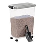 Iris 47 Quart Storage Container with Lid, Plastic, Gray (301045)~#|#~12F582CF-429D-465E-95D9D40DF192A0E8_sc7
