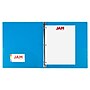 JAM Paper 1/2" 3-Ring Flexible Poly Binder, Blue (PB75237BU)~#|#~12F67288-1EDD-402F-8DAE6E0239FDCF43_sc7