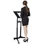 Mount-It! 24" W Portable Lectern Adjustable Aluminum Standing Podium, Black (MI-7971)~#|#~12FADDF2-9BC8-4AC2-ABADFA19EB1EA9A0_sc7