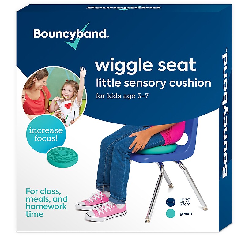 Bouncy Bands Little Sensory Wiggle Seat, Mint (BBAWS27GR) image 1