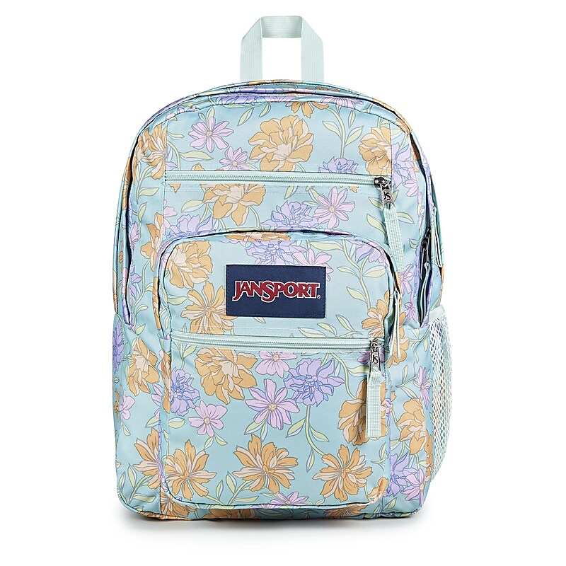JanSport Big Student Laptop Compatible Backpack, Large, Faded Floral (JS0A47JKKU7) image 1