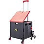 Dbest Stair Climber Quik Cart Swing Lid Four Swivel Wheeled Rolling Crate Teacher Utility, Red (01-953)~#|#~1304BD18-3C1C-4EE7-86EC4BF630B7ADE0_sc7