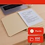 Staples 30% Recycled File Folders, Single Tab, Letter Size, Manila, 100/Box (ST56676-CC)~#|#~13070D6C-49E3-49F2-A6755AC42F2EB3EC_sc7