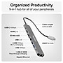 Plugable 9-Port USB-C Hub, Gray (USBC-9IN1E)~#|#~1307D775-EEE1-4613-84EDD05E4A38A050_sc7