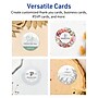 Avery Integrated Cards, 4" Dia., Glossy White, 30/Pack (95343)~#|#~1308E402-9A65-41E7-816F0A15745DA8DB_sc7