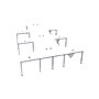 Boss Office Products Simple System 60"W L-Shaped Desk with Pedestal, White, 6/Set (SGSD023-101-WT)~#|#~1309C747-DAA4-4520-B53BC541BE79818B_sc7