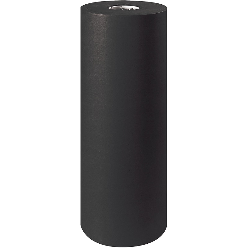 Black Kraft Paper Roll, 24" x 720' (KP2450BK) image 1