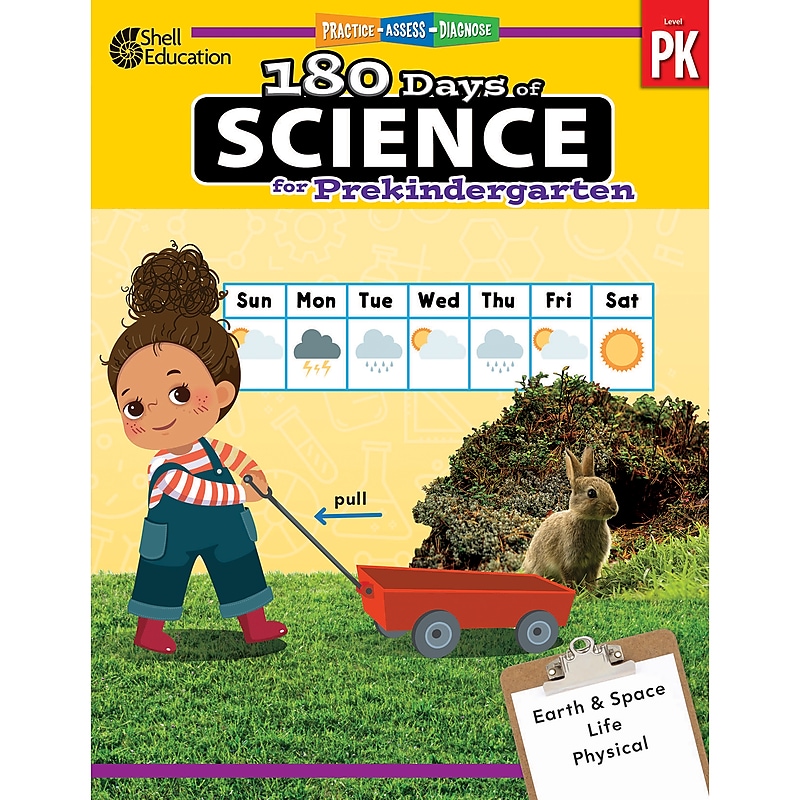 Shell Education 180 Days of Science for Prekindergarten Workbook image 1