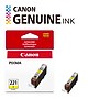 Canon 221 Yellow Standard Yield Ink Cartridge   (2949B001)~#|#~1315F04A-853A-401A-926A3C000027B047_sc7