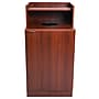 Alpine Industries Trash Can, 32 Gallon, Mahogany (ALP476-DH-MA)~#|#~131BF18C-CC1A-4FA2-B93F77C9E57B3483_sc7