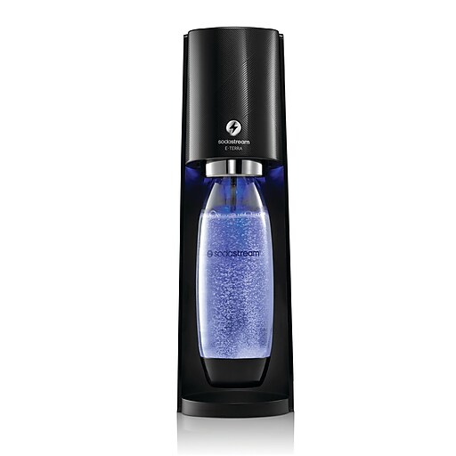 SodaStream E-TERRA Seltzer Water Maker, Black (1012911011) | Staples