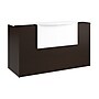 Bush Business Furniture Arrive 72"W Reception Desk with Counter and Mobile File Cabinet, Mocha Cherry (ARV008MR)~#|#~132DC5AF-0335-4506-8A0027C5DBBA5D1D_sc7