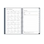 2026 Blue Sky Solid Steel 8" x 5" Weekly & Monthly Personal Organizer, Plastic Cover, Blue (158003)~#|#~132EF4AA-7B69-4581-92C2D23AFE0440FB_sc7