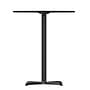 Flash Furniture 30'' Round Laminate Table Top with 22'' x 22'' Bar-Height Table Base, Black (XURD30BKT2222B)~#|#~1335B82E-60FF-4DA9-B648305341870D00_sc7