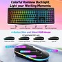 SaharaCase Wireless Ergonomic Gaming Keyboard and Laser Mouse Combo, Black (KB19)~#|#~1336103C-12CC-418E-91EA8EC78D63B99B_sc7