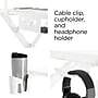 Emerge Vizon 47"W Gaming Desk, White (60986)~#|#~1337BF50-F13F-451C-B4A9A5A87CDBE95E_sc7