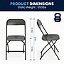Flash Furniture HERCULES Series Plastic Banquet/Reception Chair, Black, 2/Pack (2LEL3BLACK)~#|#~133BC1EF-E045-4A23-98DFC8E191C7CEAC_sc7