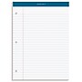 TOPS Double Docket Notepad, 8.5" x 11.75", Wide Ruled, White, 100 Sheets/Pad (63379)~#|#~133DD95D-D68D-42B8-84E933AD359A2E1A_sc7