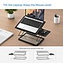 Uncaged Ergonomics CD4 16.25" x 12.25" Adjustable Standing Desk Converter for Laptops, Black (CD4-B)~#|#~133E159A-2F69-428B-97539A0468BC77E5_sc7