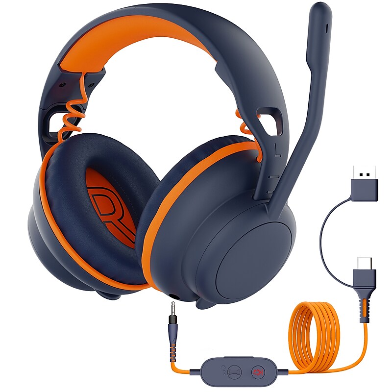 Delton Ascent S35 USB-A/USB-C Noise Canceling Stereo Phone & Computer Headset (DWHASUSB) image 1