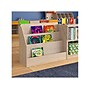 Flash Furniture Bright Beginnings 3-Section Book Display Unit, 25.75"H x 31.5"W x 11.75"D, Brown (MK-KE24299-GG)~#|#~134544A1-B154-400B-889D873D0B392B76_sc7