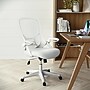 Flash Furniture Porter Ergonomic Mesh Swivel Executive Chair, White (HL00161WHWH)~#|#~1347F888-4A8E-42EA-9A7FE45206434319_sc7