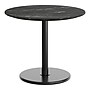 Flash Furniture TopGuard 36" Round Wood Dining Table with Round Base, Black Faux Marble/Black Base (STRD36BMATR24)~#|#~13480680-52F2-4AC6-B2C0360B3AB55D53_sc7