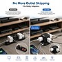 Uncaged Ergonomics Cube 5-Outlet 4-USB Port Surge Protector, 10', Black (PC-B-C)~#|#~134F9BCC-A37E-48F5-BF7CA51024D5819A_sc7