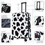 InUSA Prints 30.76" Hardside Suitcase, 4-Wheeled Spinner, TSA Checkpoint Friendly, Cow Animal Print (IUAPC00L-COW)~#|#~1351A9B1-246C-467B-9E4FB303792F3BF6_sc7
