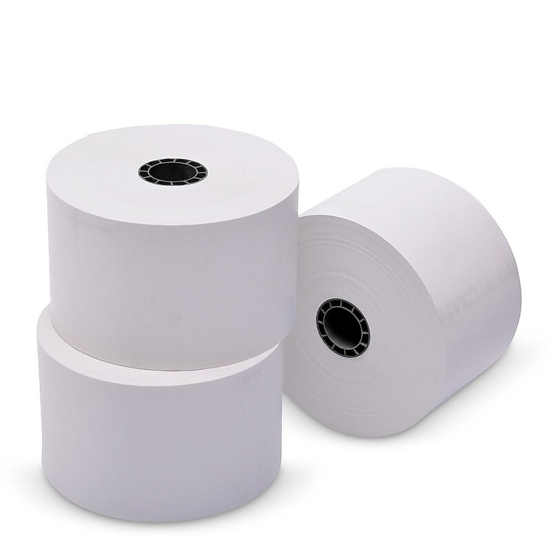 Clarion Phenol Free Thermal Gas Pump Paper Rolls, 2 5/16" x 400', 12 Rolls/Carton (9078-0207) image 1