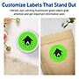 Avery Laser/Inkjet Multipurpose Circle Labels, 2.5" Dia., Neon Green, 180/Pack (94502)~#|#~135580E9-DB78-4CC4-9D6E8660910C56AC_sc7