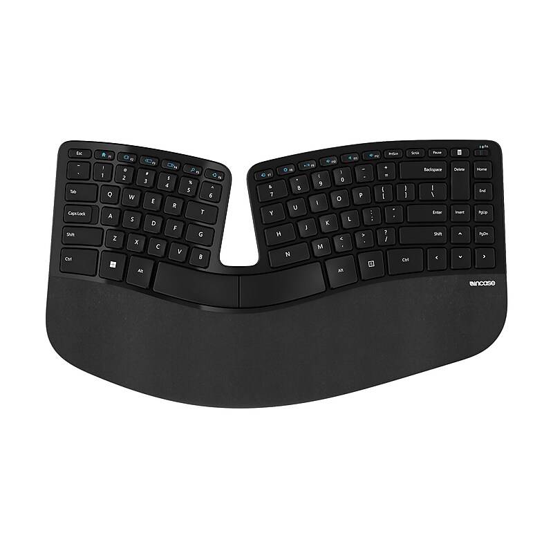Incase Sculpt Ergonomic Designed by Microsoft Wireless Keyboard, Black (5KV-00001) image 1