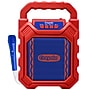 Crayola Portable Bluetooth Karaoke Speaker with FM Radio and Microphone, Red & Blue (CBX210M)~#|#~13614893-3DED-437F-B51FFA8455736076_sc7