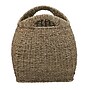Household Essentials Handled Seagrass Basket Decorative Storage Organizer with Sturdy Metal Frame, Brown (HHML-7210)~#|#~1361F4A1-4FB3-4BAD-882CC60103F29A93_sc7