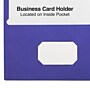 Staples Smooth 2-Pocket Paper Folder, Electric Blue, 25/Box (27534-CC)~#|#~13640D22-8A28-4F4C-BC22088CEDFEBA21_sc7