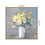 Amanti Art Touch of Spring I White Vase, Canvas, 22" x 22" (A42675516167)~#|#~1365B42F-4F45-4252-A3A05325F3ECF41E_sc7