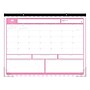 2026-2027 Blue Sky Stripes 17" x 22" Academic Monthly Wall Calendar, Pink/White (157615)~#|#~136EB791-6048-422B-A4F9B1959369772F_sc7