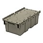 Quantum Storage Systems 32 Quart Storage Tote with Lid, Plastic, Gray (QDC2012-7)~#|#~136ED6C3-83E0-471C-A5EA8C9C41937E52_sc7