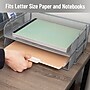 Mind Reader Metal Side Loading Stackable Letter Tray, Letter Size, Silver, 2/Pack (DSTACK2-SIL)~#|#~137748CC-5956-49A3-A7DF0522269054C3_sc7