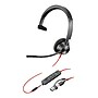 Poly Blackwire 3315 Mono USB-C Headset with USB-C to USB-A Adapter (Microsoft Teams Certified), Black (8X218AA)~#|#~13785F74-AF6C-4A8F-9803F9F56B55D912_sc7