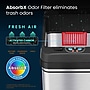 iTouchless Stainless Steel Sensor Trash Can Combo Pack, Silver, 13 gal. and 2.5 gal (CDZT1302SS)~#|#~1379582B-006E-4FE2-B71B9510EF48A2A0_sc7