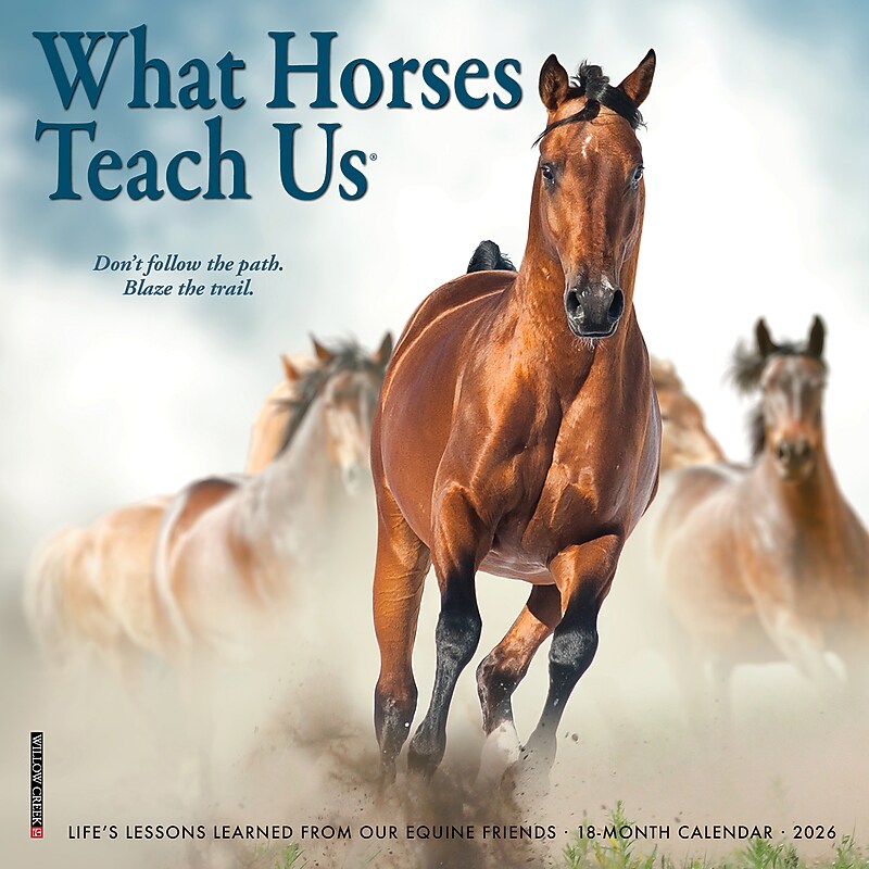 2026 Willow Creek What Horses Teach Us 7" x 7" Monthly Wall Calendar (53843) image 1